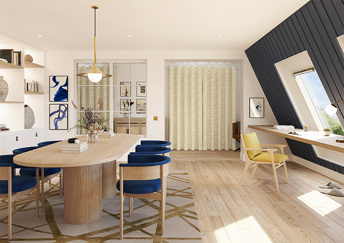 Maze, Yellow - Made to Measure Curtains - Image 14